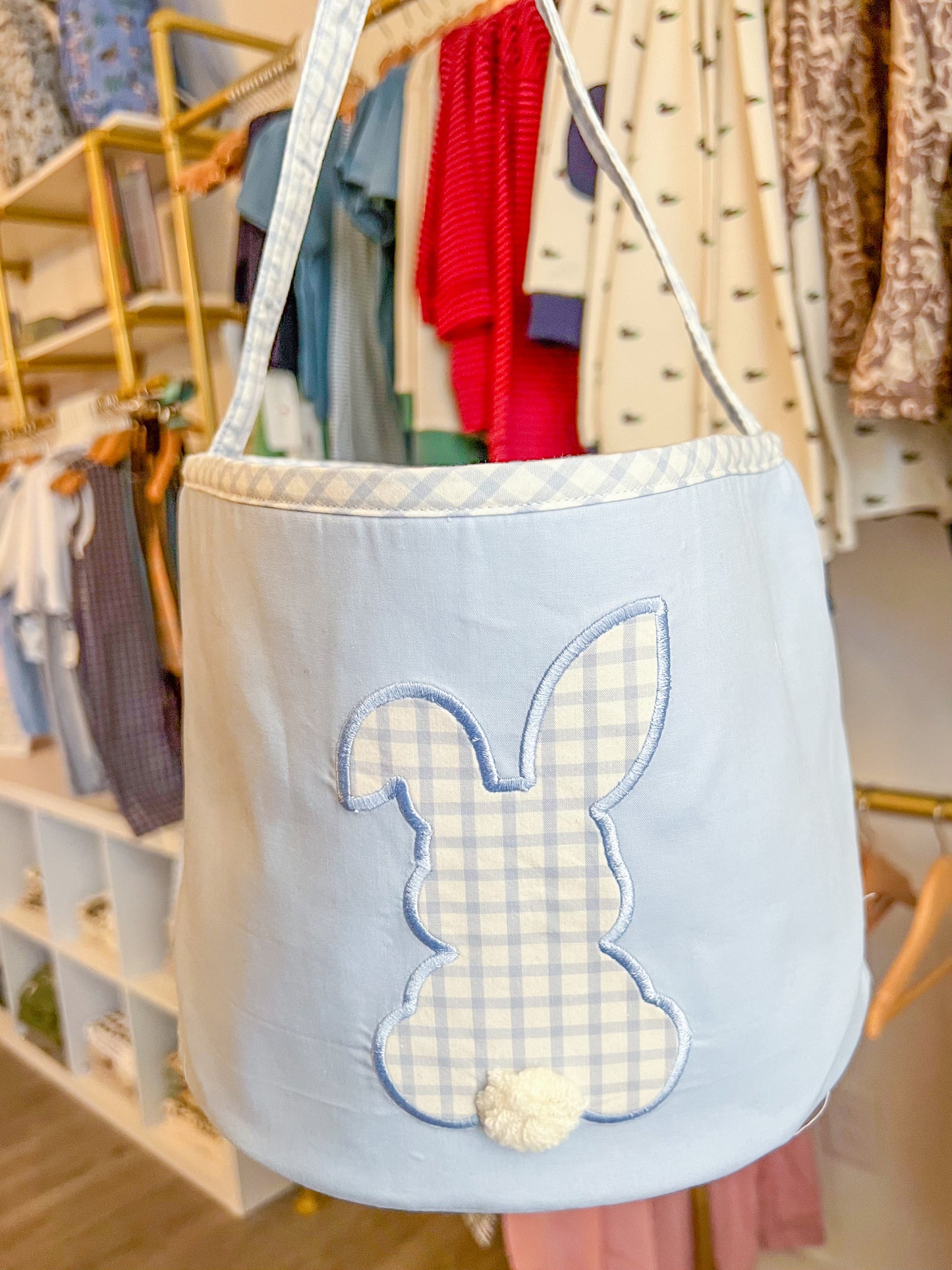 Bunny Appliqué Easter Basket