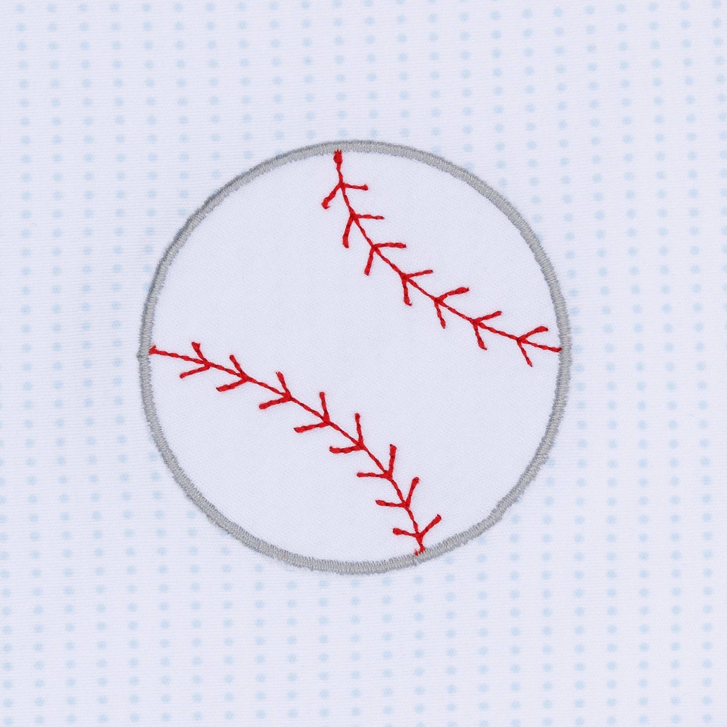 Tiny Slugger Applique Bubble - Light Blue