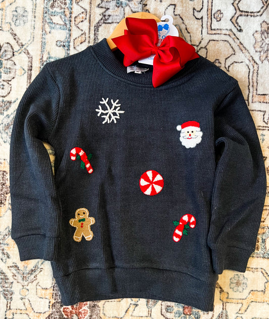 Embroidered Christmas Sweater