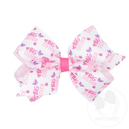 Grosgrain Big Sister Bow - Medium