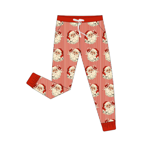 Red Vintage Santa - Adult Joggers