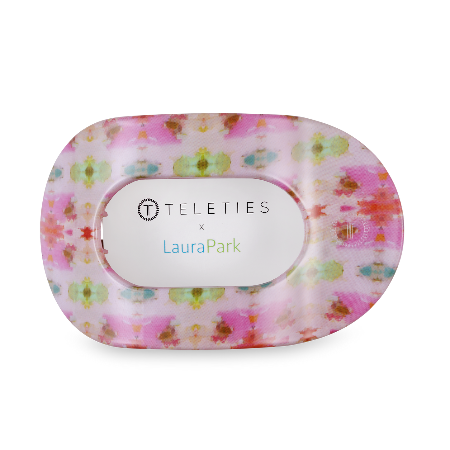 TELETIES x Laura Park Collaboration | Flat Round Hair Clip | Large