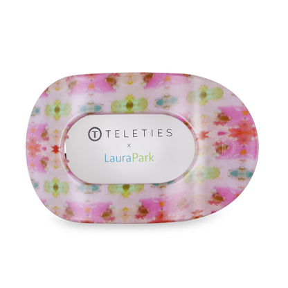 TELETIES x Laura Park Collaboration | Flat Round Hair Clip | Large