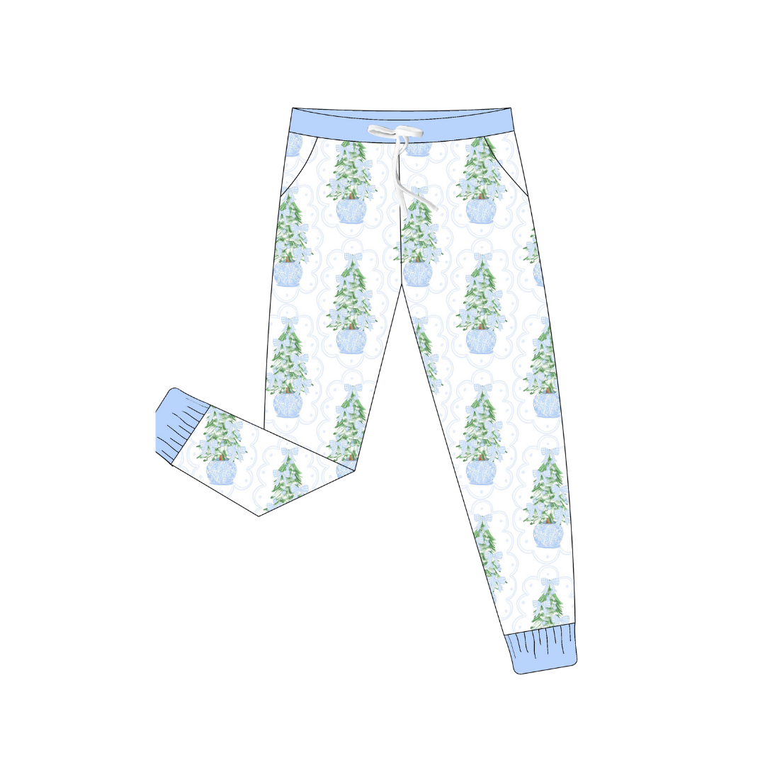 Watercolor Christmas - Adult Joggers