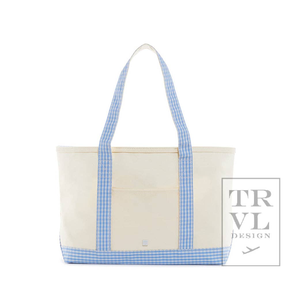 Medium Tote - Coated Canvas Gingham