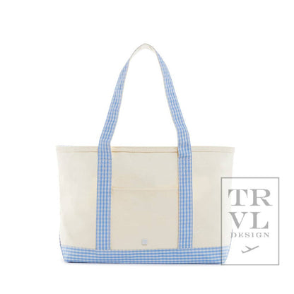 Medium Tote - Coated Canvas Gingham