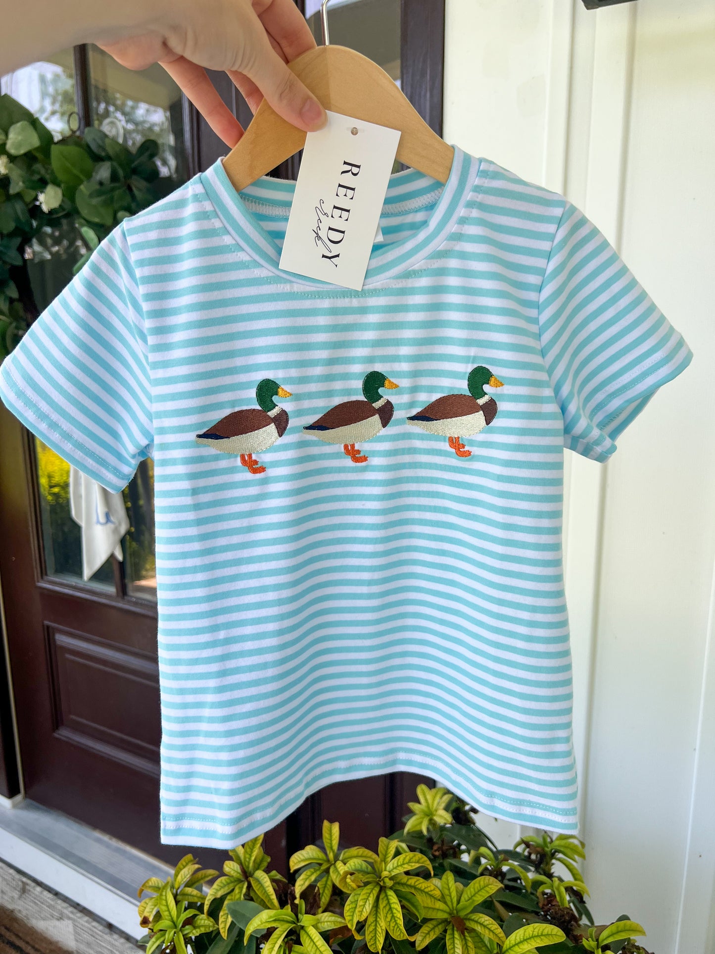 Mallard Embroidery Boy Tee