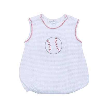 Tiny Slugger Applique Bubble - Light Blue