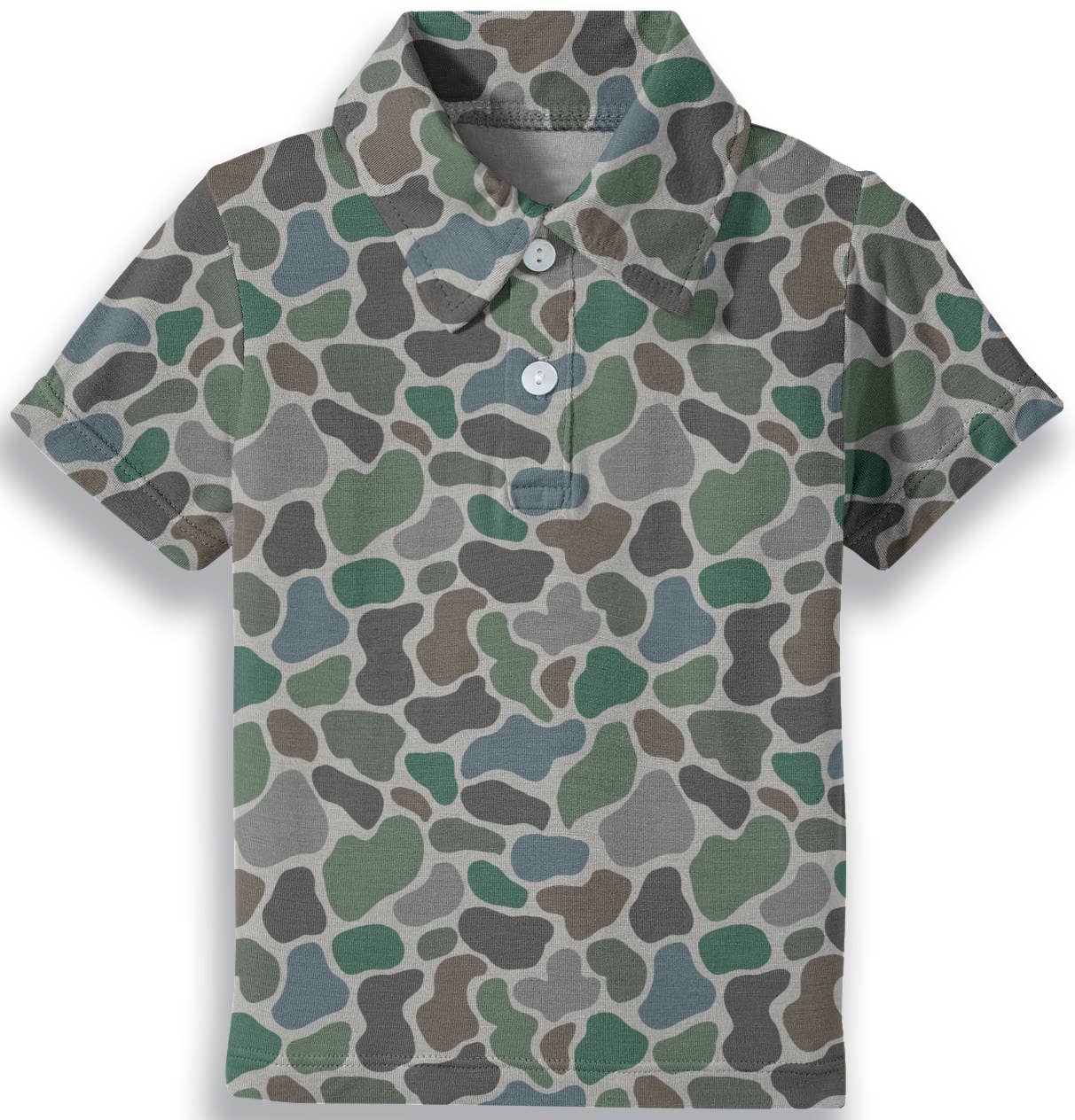 Pebble Camo Short Sleeve Polo