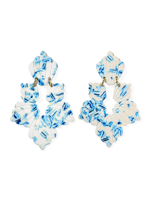 LINNY CO Michelle Earrings – Chinoiserie