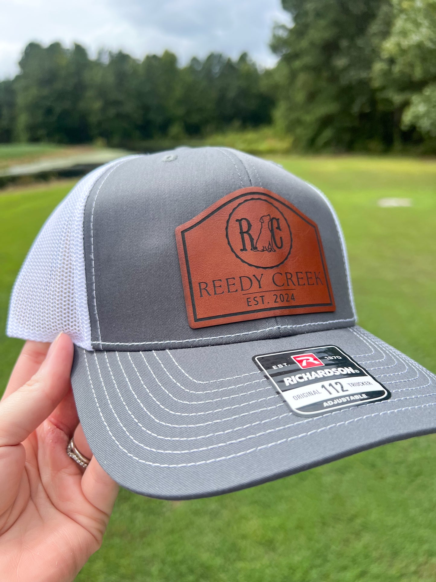 Reedy Creek Logo Hat - Gray & White