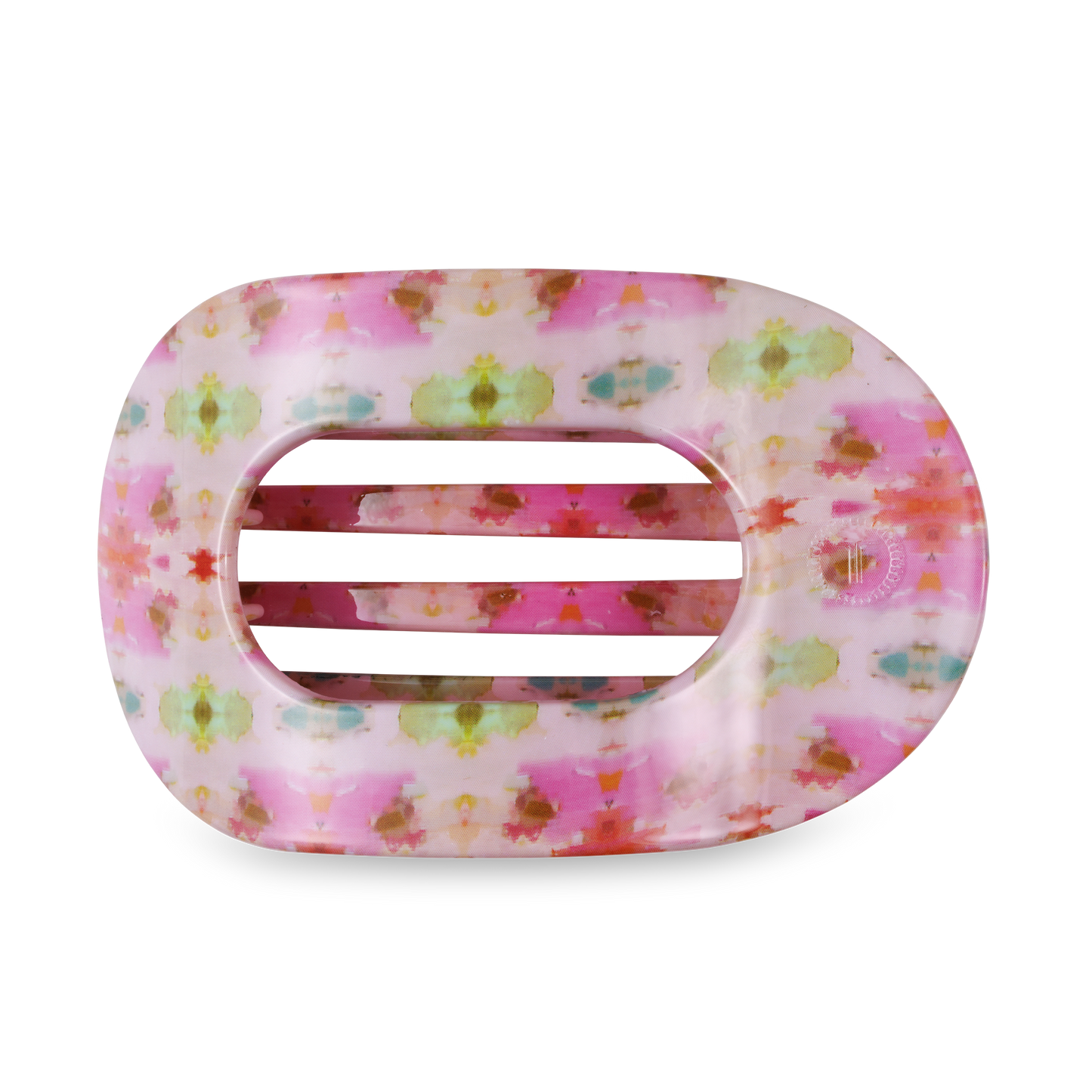 TELETIES x Laura Park Collaboration | Flat Round Hair Clip | Large