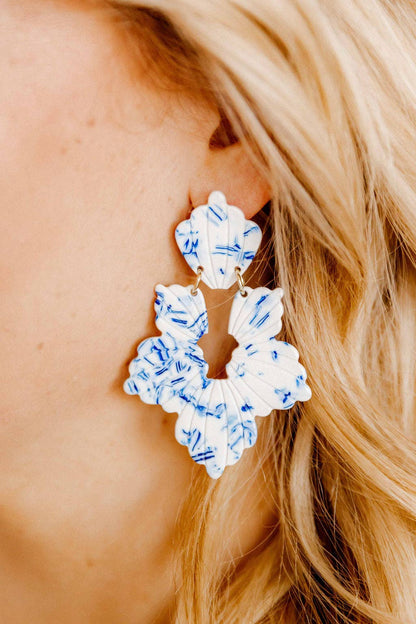 LINNY CO Michelle Earrings – Chinoiserie