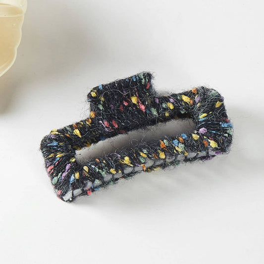 Multi-Colored Thread Claw Clip