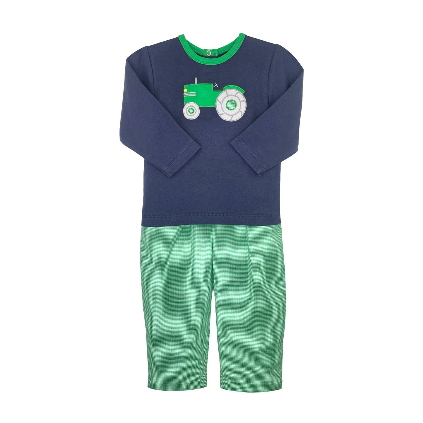 Tractor Applique Top & Pant Set