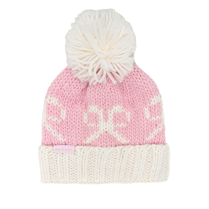 Bows Bobble Hat: Kid (3-7 y.o.)