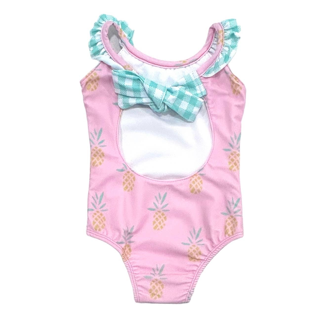 Pink Pineapple - Bow Back Swimsuit