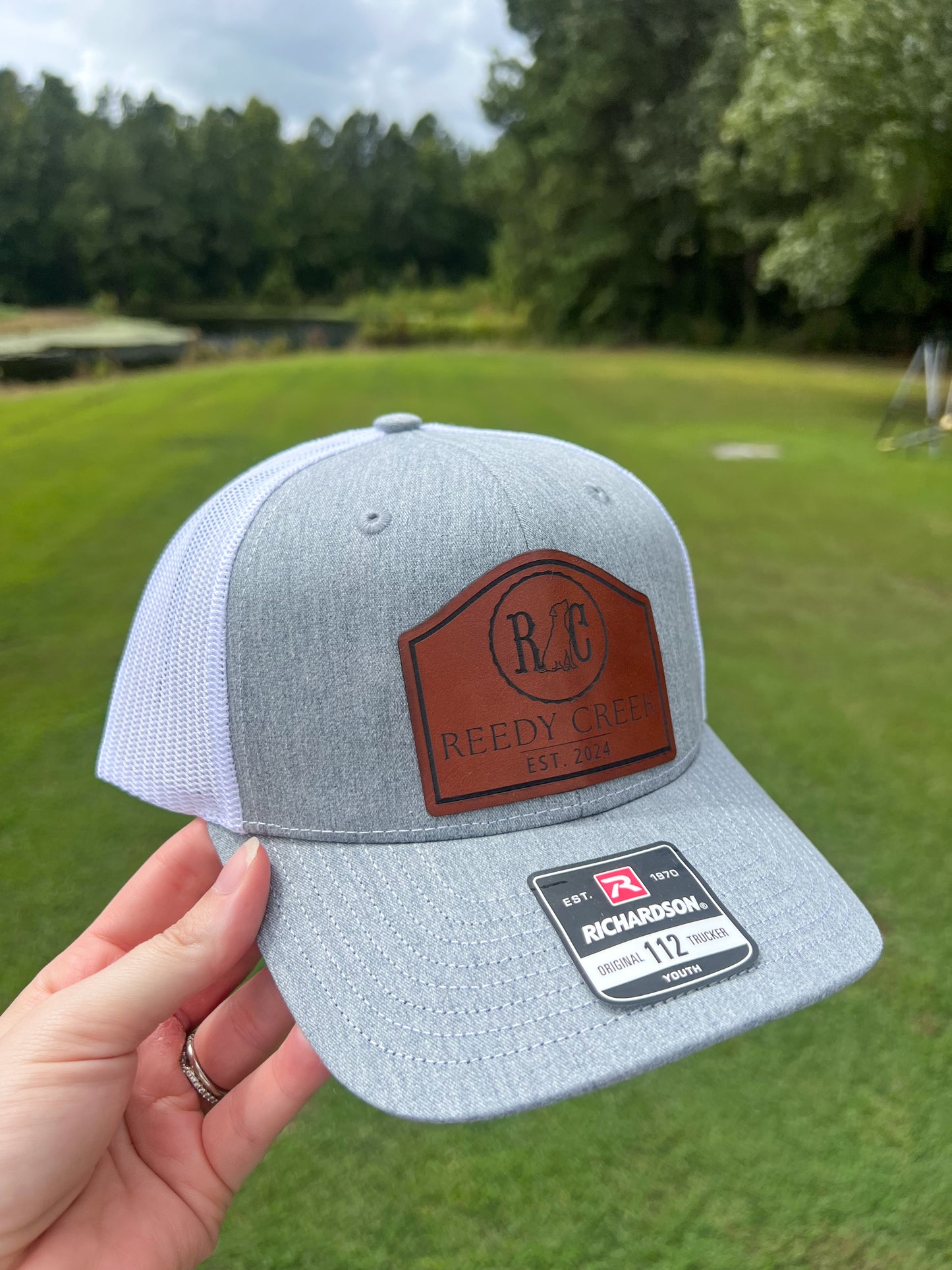 Reedy Creek Logo Hat YOUTH - Gray/White