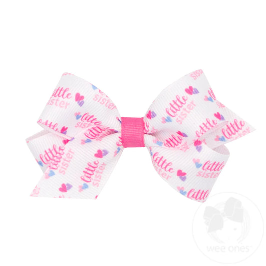 Grosgrain Lil Sister Bow - Mini