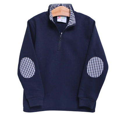 1/4 Zip Pullover - Navy