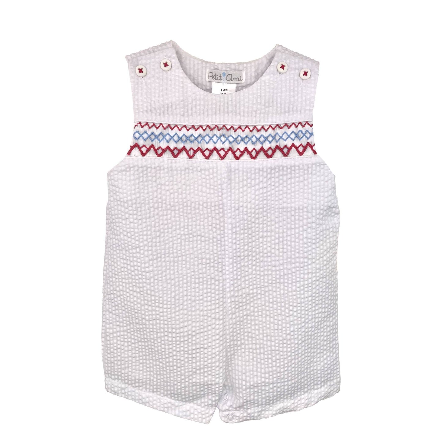 Shortall with Americana Smocking