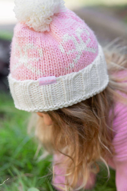 Bows Bobble Hat: Kid (3-7 y.o.)