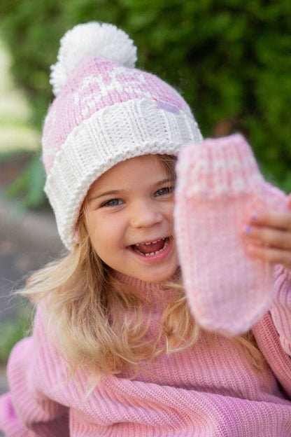 Bows Bobble Hat: Kid (3-7 y.o.)