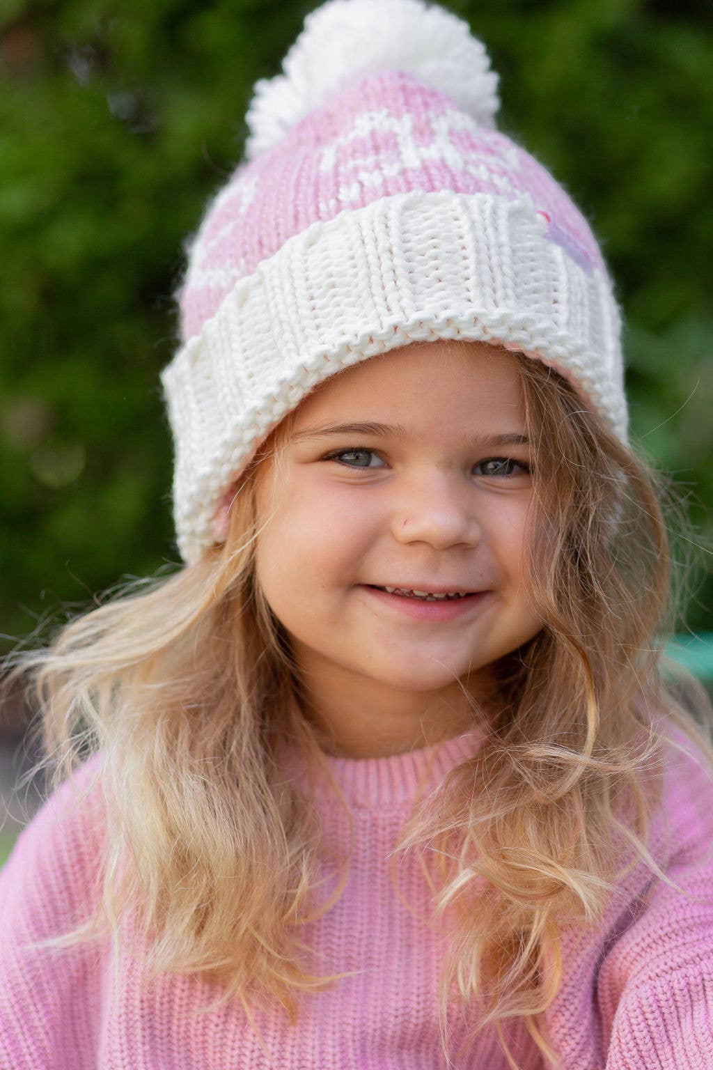 Bows Bobble Hat: Kid (3-7 y.o.)