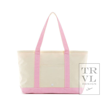 Medium Tote - Coated Canvas Gingham