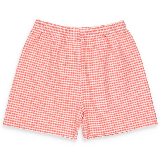 Boys Picnic Check Shorts