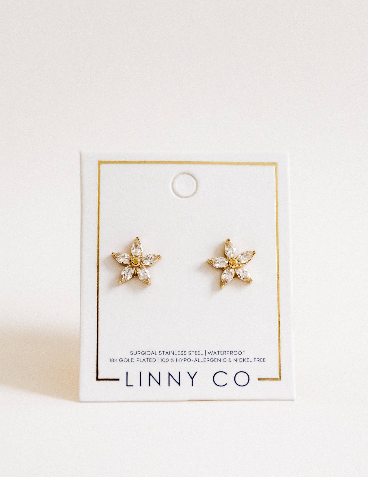 LINNY CO Screwback Studs - Lily