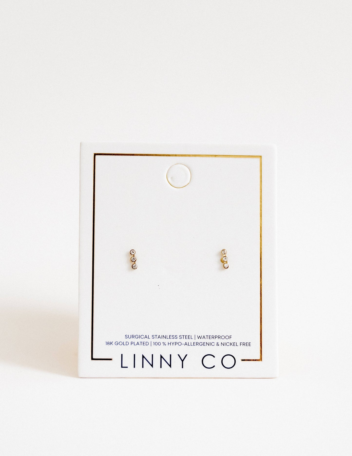 LINNY CO Screwback Stud - Hazel