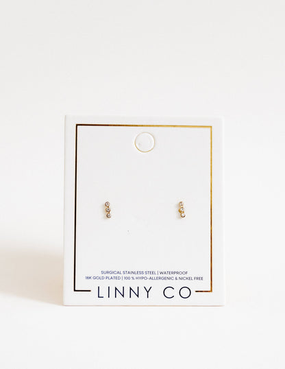 LINNY CO Screwback Stud - Hazel