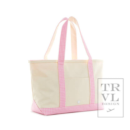 Medium Tote - Coated Canvas Gingham