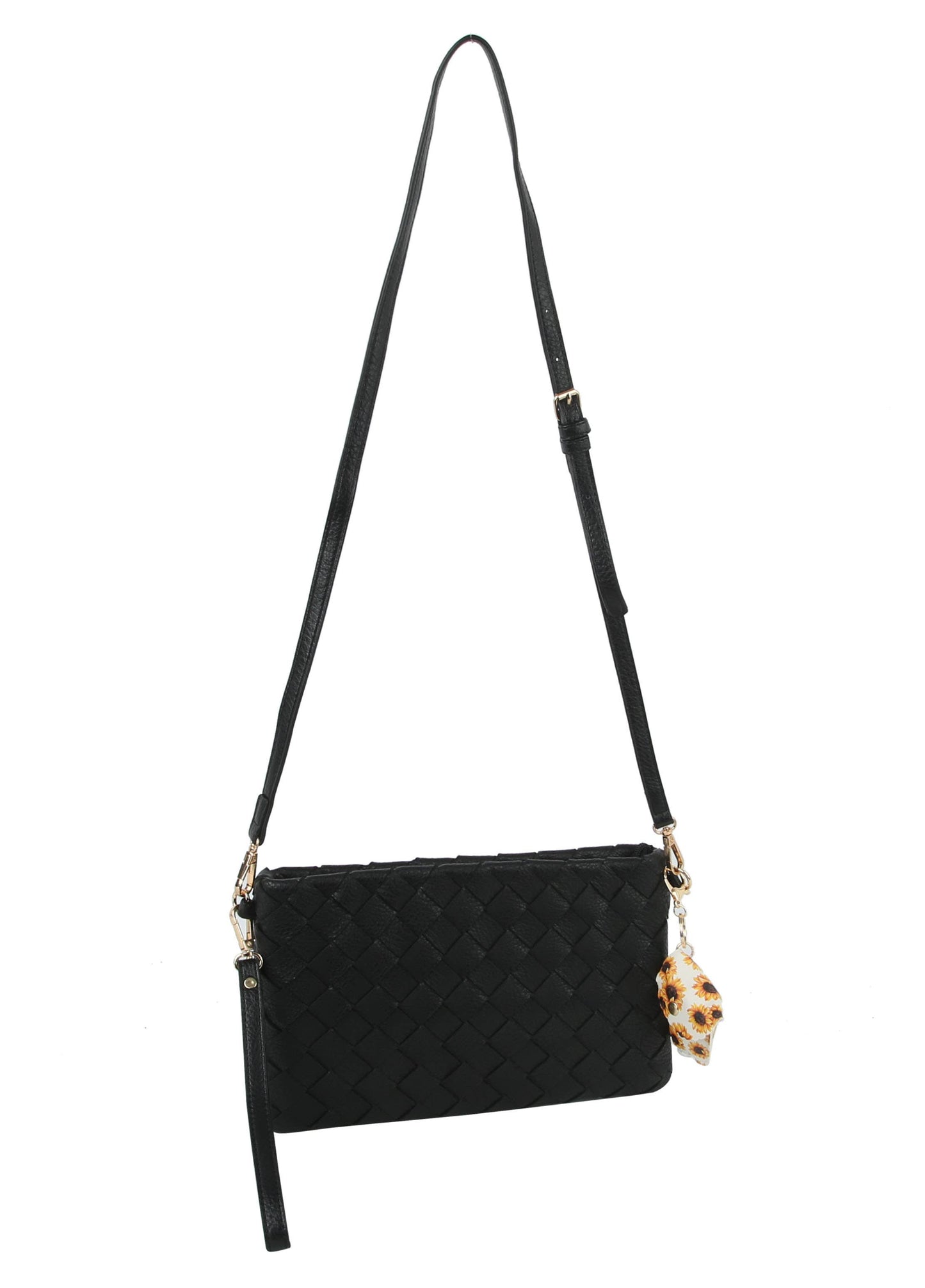 Harper Crossbody Shoulder Bag – Black