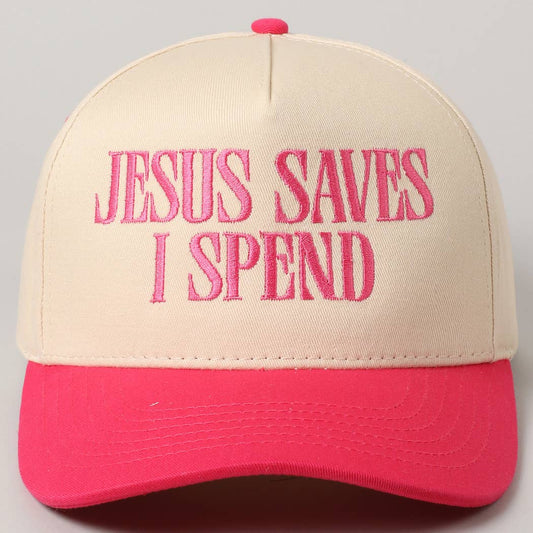 Jesus Saves, I Spend Trucker Hat