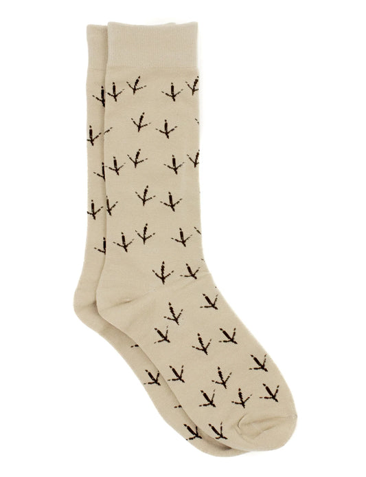 Lucky Duck Socks - Turkey Tracks